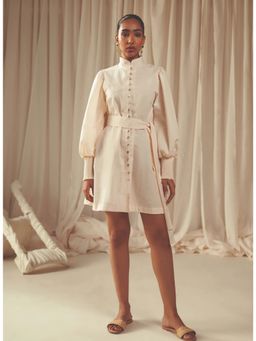 Malie - A Line Cream Ella Dress