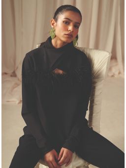 Malie - Cut Out Black Talia Top