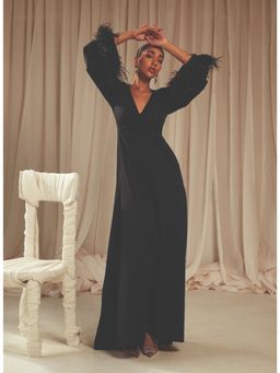 Malie - Bodycon Black Tangier Dress