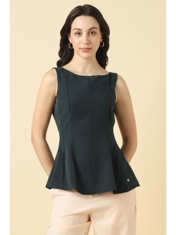 Allen Solly - Women Green Solid Casual Top