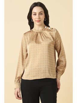 Allen Solly - Women Beige Formal Top