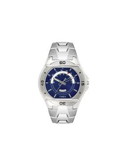 Timex - Round 21mm Blue Dial Analog Men Watch - TW000EL08