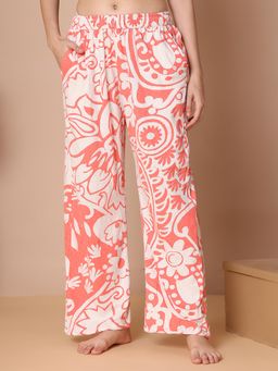 TAG 7 - Pink and White printed lounge Pajama