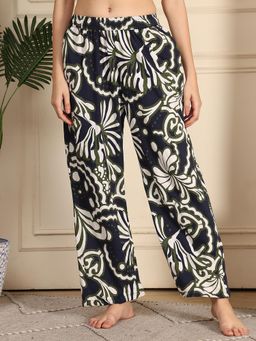 TAG 7 - Black and White printed lounge Pajama