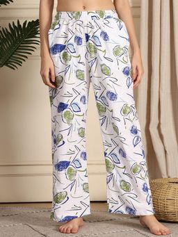 TAG 7 - White printed lounge Pajama