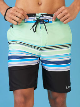 LYCOT - Mens Lagoon Printed Beach Shorts
