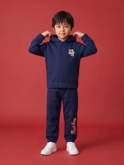 Nautinati - Boys Marvel Spider-Man Oversized Varsity Hoodie With Joggers