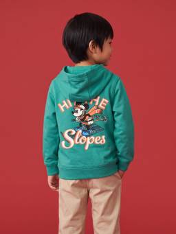Nautinati - Boys Disney Christmas Mickey Mouse Puff Printed Oversized Hoodie