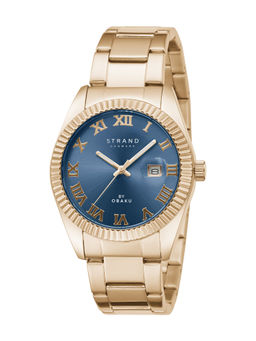 Strand by Obaku - Delmore Lapis Blue Dial Quartz Watch For Men (S721GDVLSV)