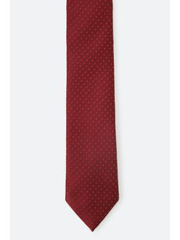 Van Heusen - Men Maroon Print Formal Tie