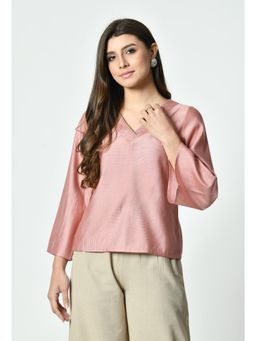 ALL WAYS YOU - Pink Embellished/Sequined Regular Top