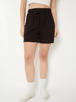 max - Brown Solid/Plain Shorts