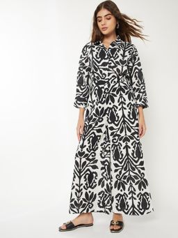 max - White Printed Regular Palazzo
