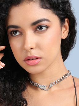 Sohi - Women Crystal Snakehead Necklace