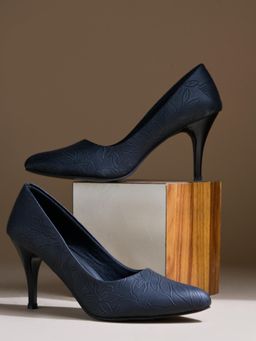 Shoetopia - Classy Black Pointed Toe Stelittos Heels for Women