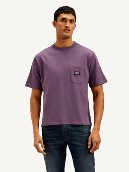 Levi's - Purple Solid Regular Fit T-Shirt