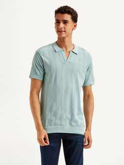 Levi's - Blue Stripes Slim Fit Polo T-Shirt