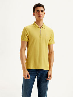 Levi's - Yellow Solid Slim Fit Polo T-Shirt