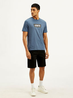 Levi's - Blue Solid Regular Fit T-Shirt
