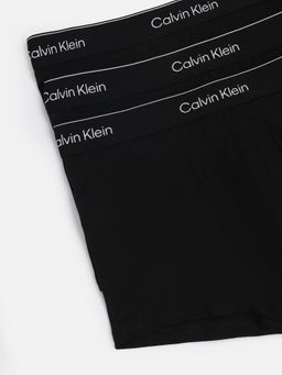 Calvin Klein - Black Brand Elasticated Mid Rise Trunks (Pack of 3)