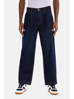 Snitch - Blue Pleated Loose Jeans