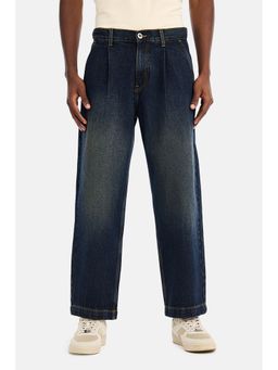 Snitch - Blue Pleated Loose Jeans