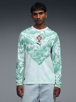 Puma - Green Printed Regular Polo T-Shirt