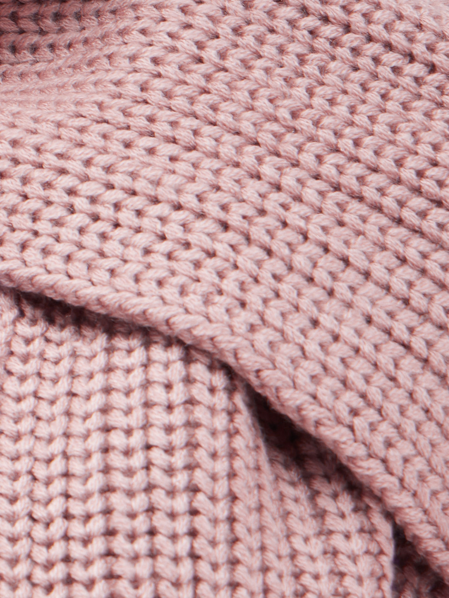 Buy FABLE STREET Textured Knit Muffler-Dusty Pink Online