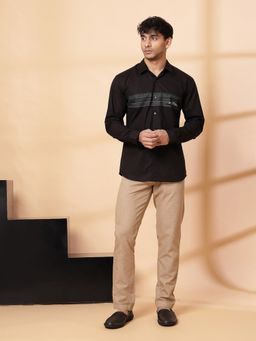 RIGO - Men's Black Regular Fit Shirt