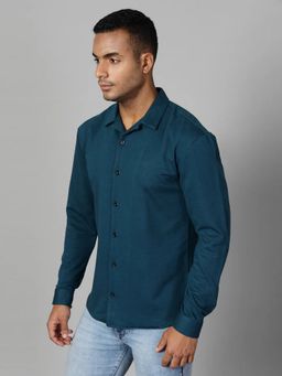 RIGO - Men's Classic Regular Fit Cotton Terry Casual Shirt