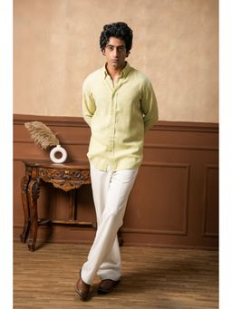 J.LINUM Co - Citrus Haze Linen Shirt