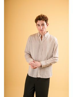J.LINUM Co - Desert Fawn Linen Shirt