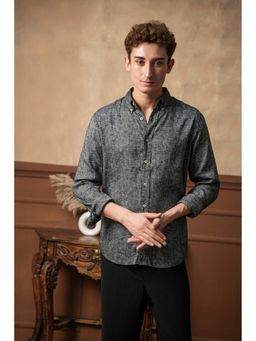 J.LINUM Co - Granite Noir Linen Shirt