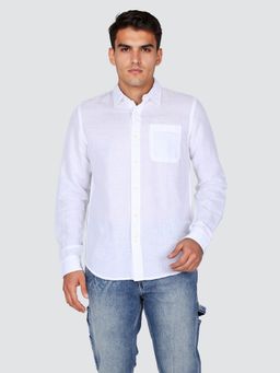 Lee - Men's White Casual Shirt