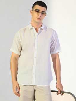 SHOWOFF - White Men's Casual Shirt