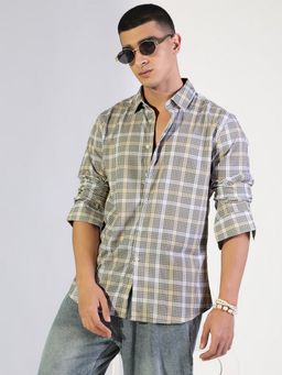 SHOWOFFFF - Men's Yellow Casual Shirt