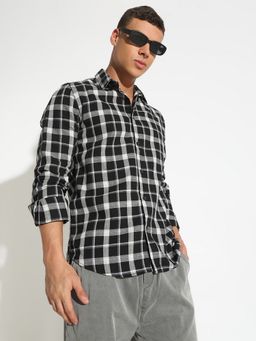 SHOWOFFFF - Men's Casual Black Shirt