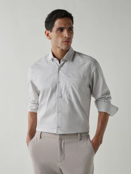 Reid & Taylor - Men's Wear Textured White Shirt
