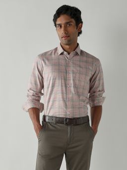 Reid & Taylor - Men's Wear Checks Pink Shirt