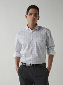 Reid & Taylor - Men's Wear Checks Blue Shirt