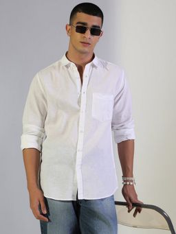 SHOWOFF - Men's Casual White Shirt