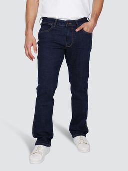 Wrangler - Men's Blue Millard Regular Fit Mid Rise Jeans