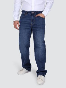 Wrangler - Men's Blue Redding Comfort Fit Mid Rise Jeans