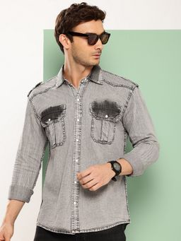 Voxati - Grey Denim Shirt
