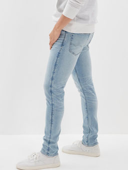 American Eagle - Men Blue AirFlex+ Athletic Skinny Jeans