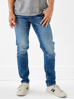 American Eagle - Men Blue AirFlex+ Athletic Skinny Jeans