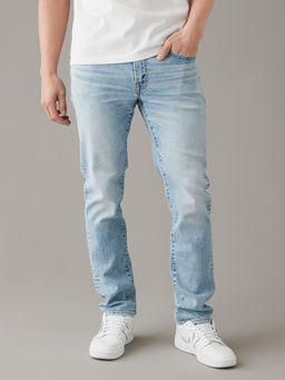 American Eagle - Men Blue AirFlex+ Slim Straight Jeans