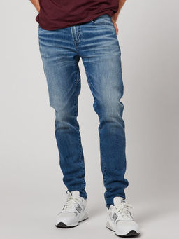 American Eagle - Men Blue AirFlex+ Athletic Skinny Jeans