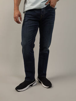 American Eagle - Men Blue EasyFlex Slim Straight Jeans