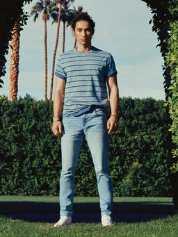 American Eagle - Men Blue AirFlex+ Athletic Skinny Jeans
